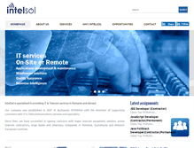 Tablet Screenshot of intelsol.ro